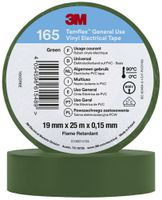 Isolierband 3M Temflex 165 19mm×25m×0.15mm grün VDE 600V 0…90°C