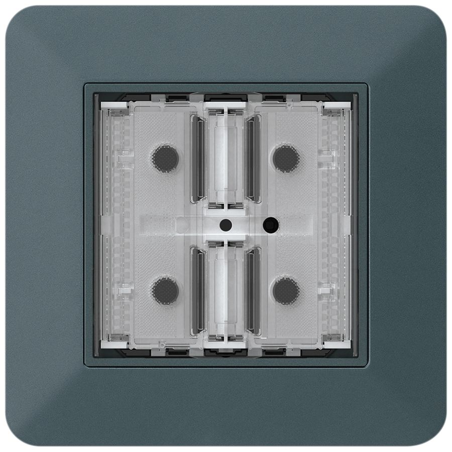 Poussoir KNX ENC KTR p.2×touches 4×points actionnables LED anthracite