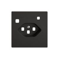 Montageset EDIZIO.liv SNAPFIX® für Fehlerstrom-Schutzsteckdose Typ 23 sz