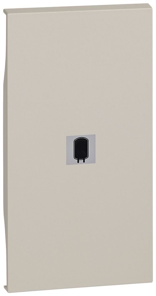Cache de touche Living Now 2 modules illuminable avec symbole boiler sand