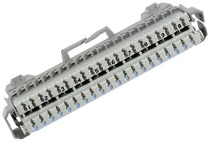 Anschlussleiste R&M 10DA 2×0.65mm, Rangierseite oben