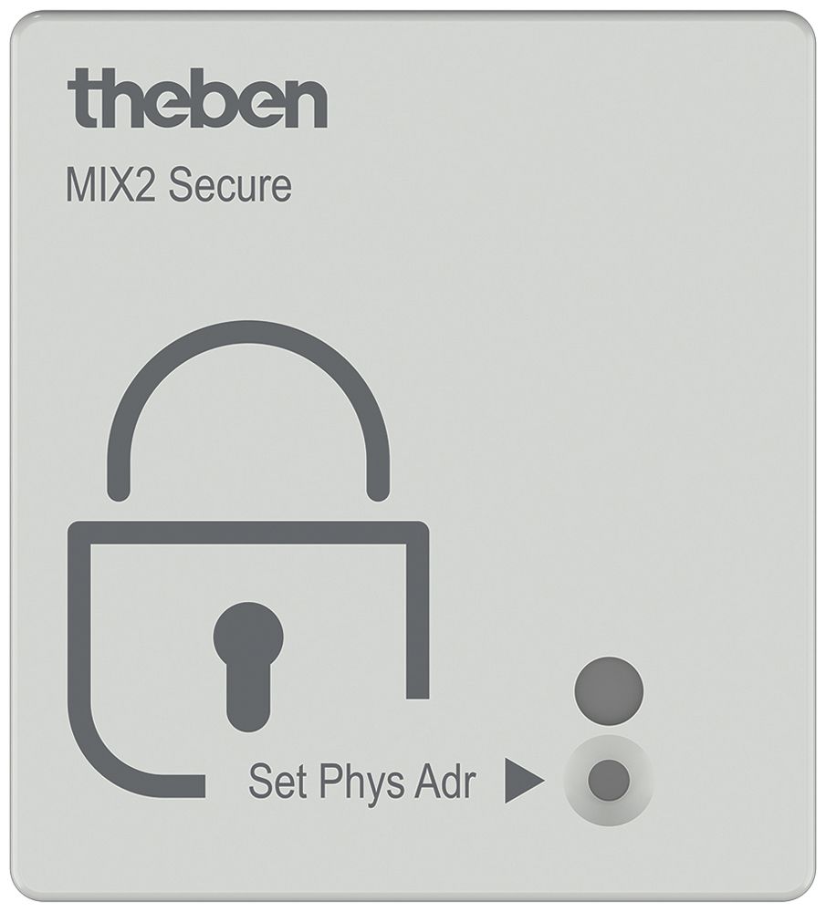 Busankoppler Theben MIX2 auf KNX TP Secure