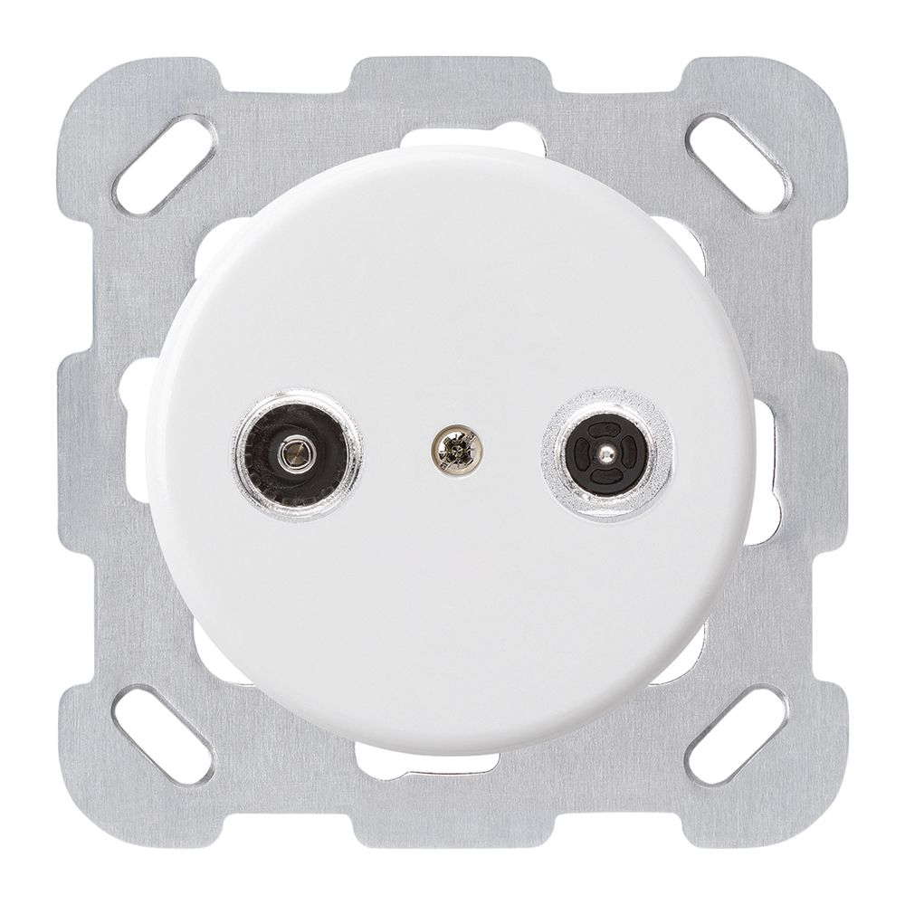 Prise d'antenne ENC basico TV-R montage B 11dB 2GHz blanc