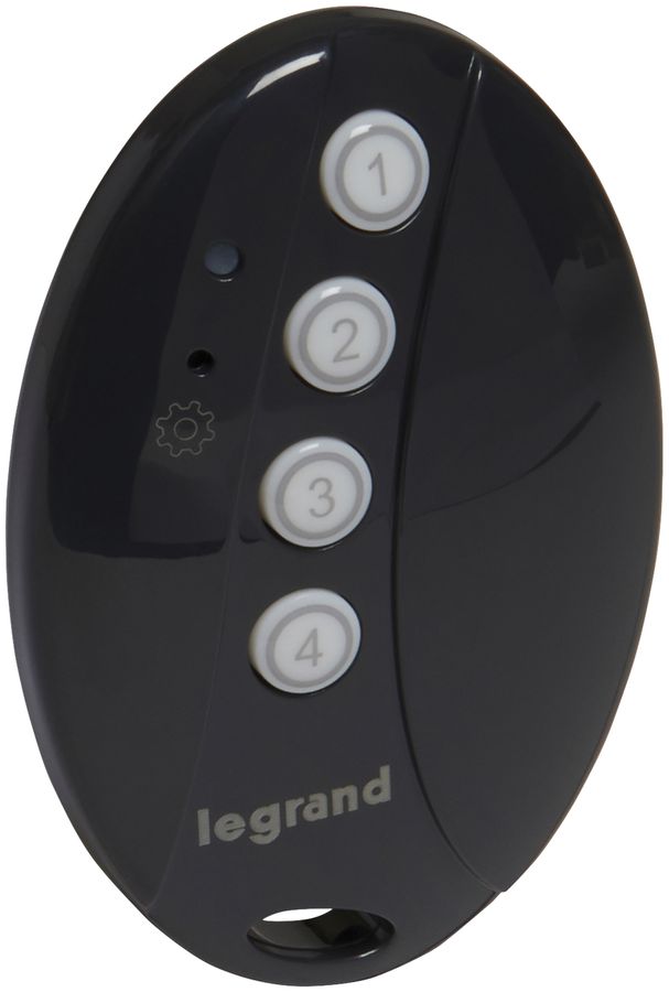 Telecomando manuale Legrand, 4 canali per l'installazione con Netatmo ON-OFF