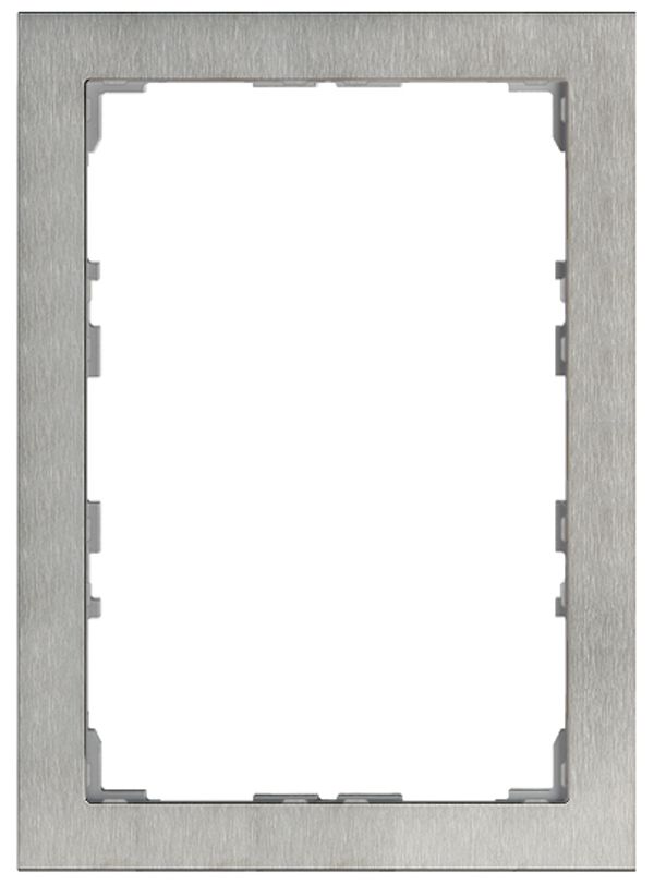 Cadre de recouvrement EDIZIOdue prestige pour KNX-Panel 7" vert. Cr-pc.