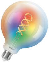 LED-Lampe LEDVANCE SMART+ MATTER E27 4.8W 470lm RGBW WiFi Ø124×173mm klar