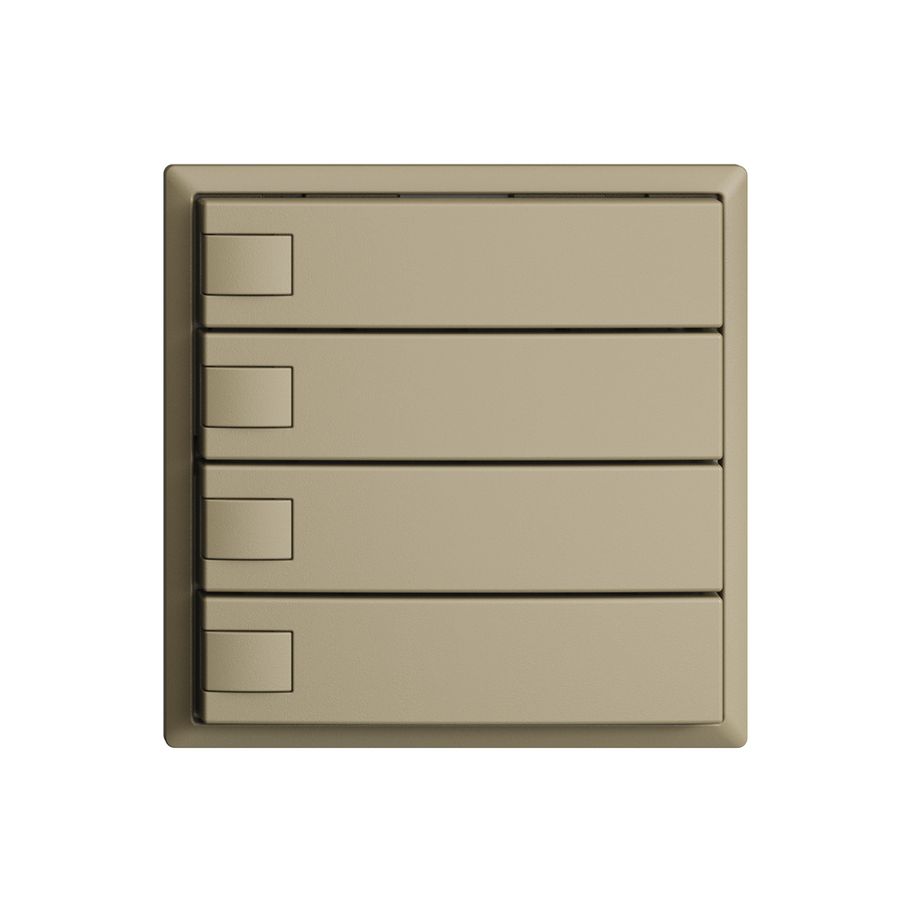 KNX-Taster RGB EDUE, 250mW, o.LED, 4×Taste, 1×Tastenb., sa