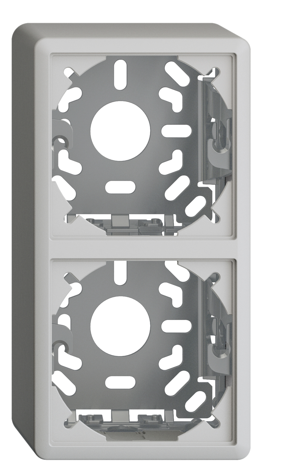 AP-Kopfzeile EDIZIOdue 2×1 FX54 hellgrau