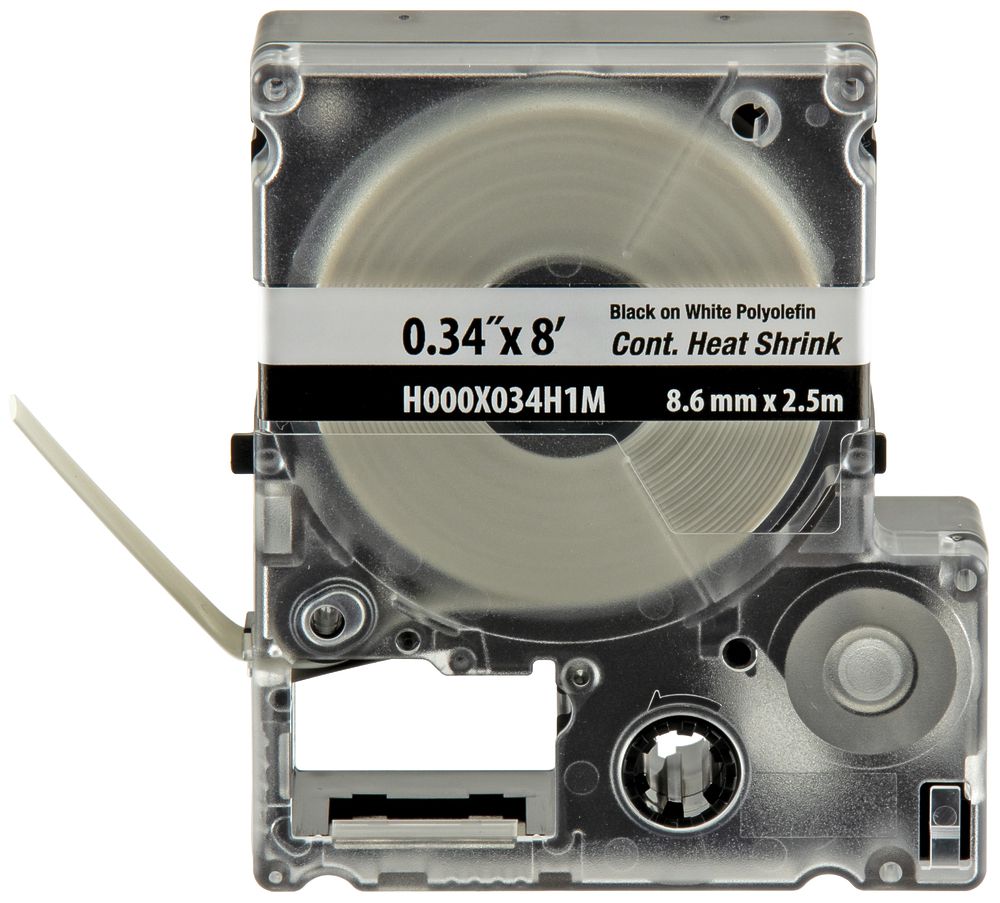 Cassetta di etichette termoretrattili continua Panduit MP, 4.7mm×2.4m, bianco
