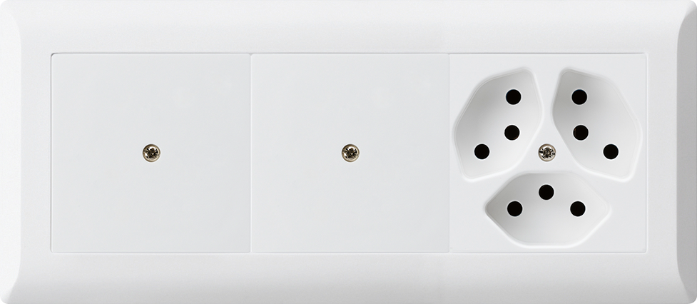 Combinazione INC KLI 1×3, C cieca + C cieca + 3xT13 bi