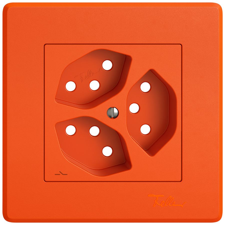 Kit di montaggio INC EDIZIO.liv SNAPFIX® per presa 3×T13 separata ar