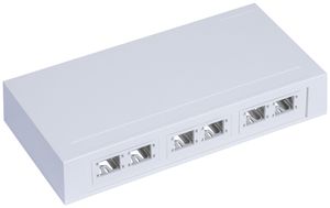 Kompaktgehäuse R&M 6×1Port