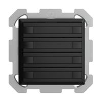 Pulsante KNX RGB INC EDUE, 250mW, s.LED, carta, 4×pulsante, com.2×tasti, ne