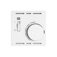 Termostato ambiente EDIZIO.liv SNAPFIX® con interruttore 230VAC 50Hz bi