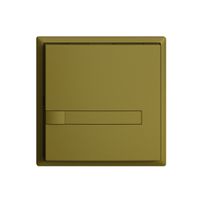 Pulsante KNX RGB EDUE, 250mW, s.LED, c.inserto carta, 1×pulsante, 1×tasto, ov