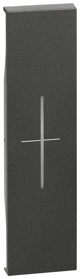 Cache de touche Living Now 1 module pour touche MyHOME avec symbole stop noir