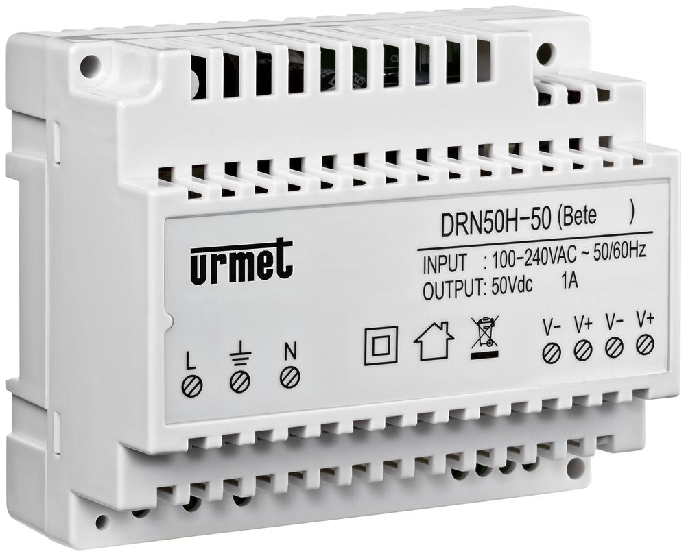 Alimentation AMD Urmet Villa, pour 2VOICE, In: 110/230VAC, Out: 50VDC