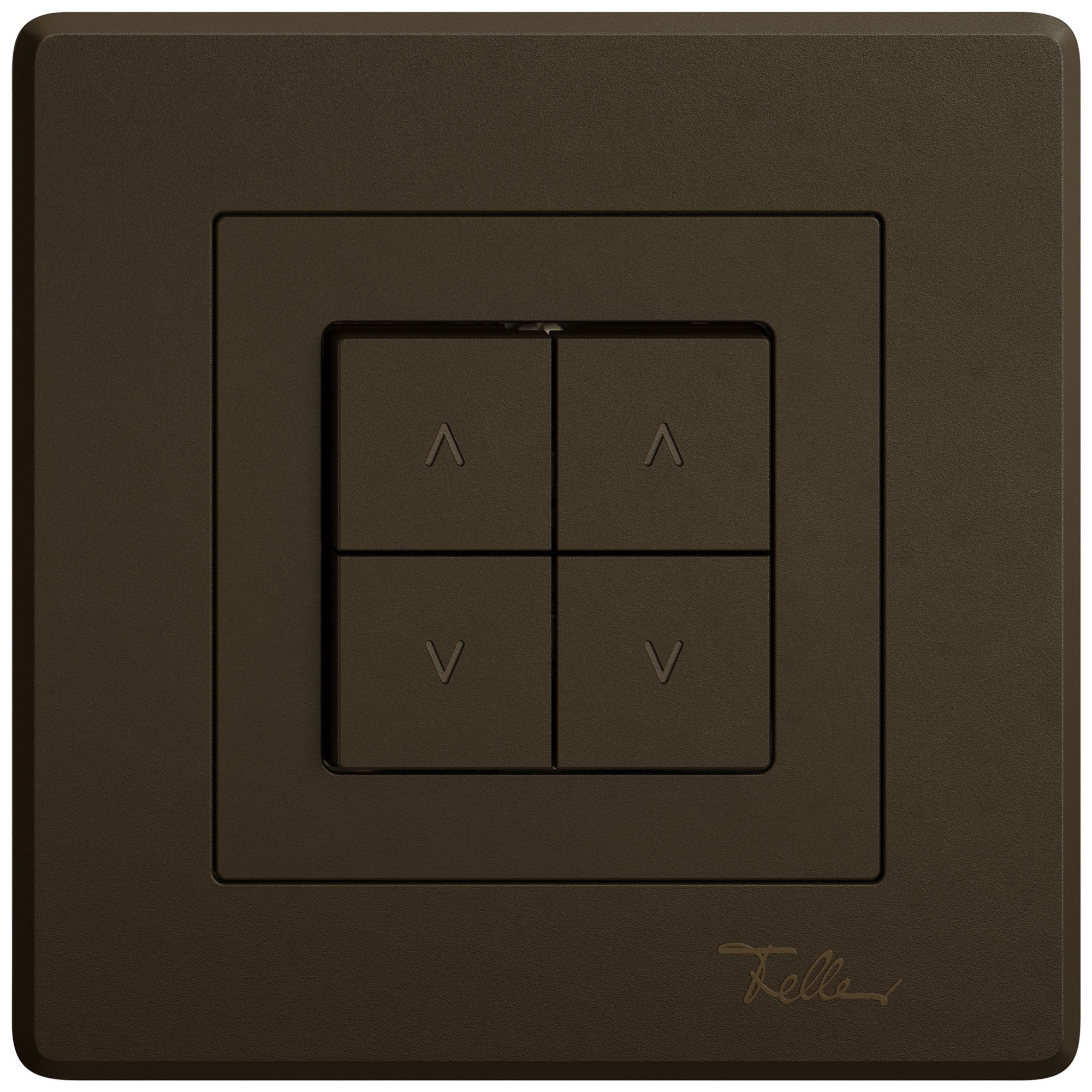 UP-Storentaster EDIZIO.liv SNAPFIX® 10A 250V 4 Tasten 2 Kanäle br