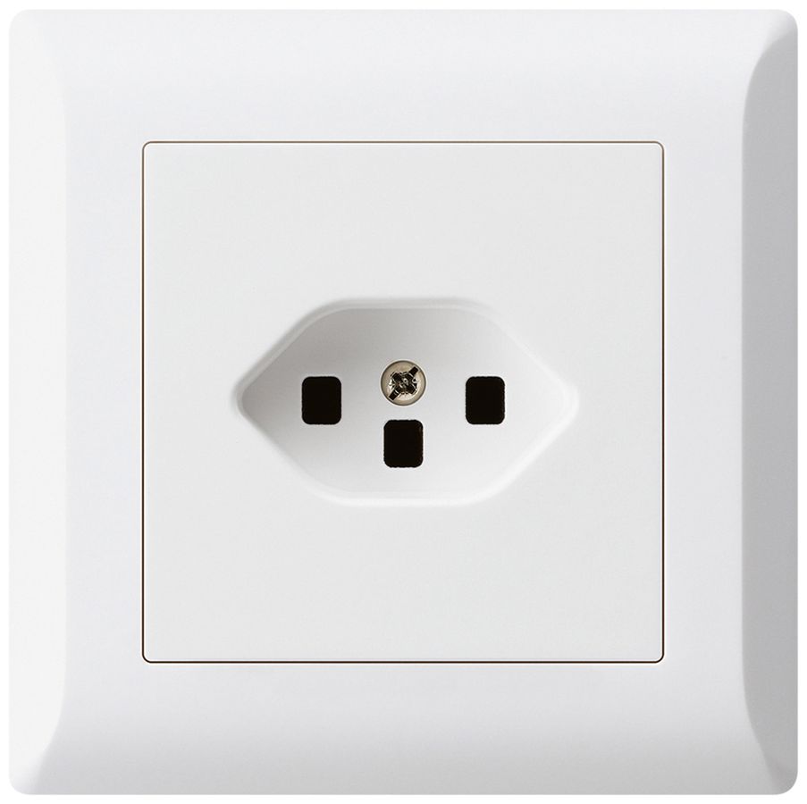 Prise ENC kallysto.line T23 blanc avec bornes enfichables