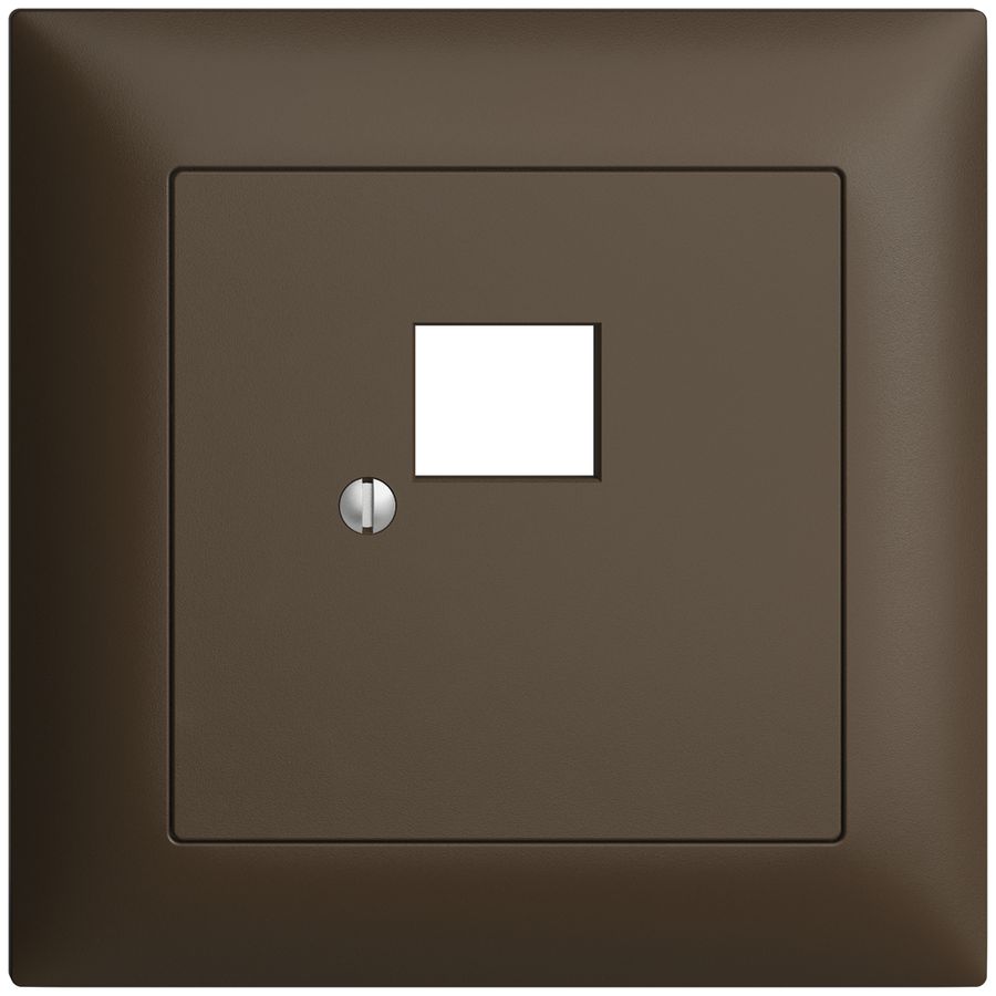 UP-Frontset EDIZIOdue coffee 88×88mm 1×RJ45