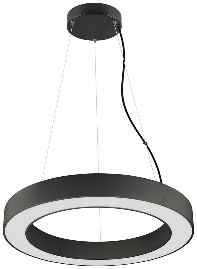LED-Pendelleuchte SLV MEDO RING 60 27W 3750lm 930/940 DIM Ø600mm schwarz
