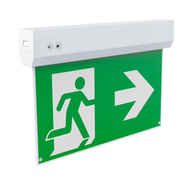 Lampe pour voies de secours Nina 30m autotest E3 LiFePO4