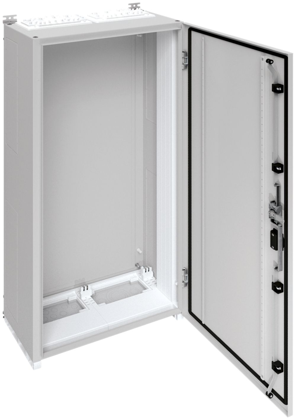 Armadio murale Hager univers con porta piena CP I IP55 1250×550×275mm RAL 7035