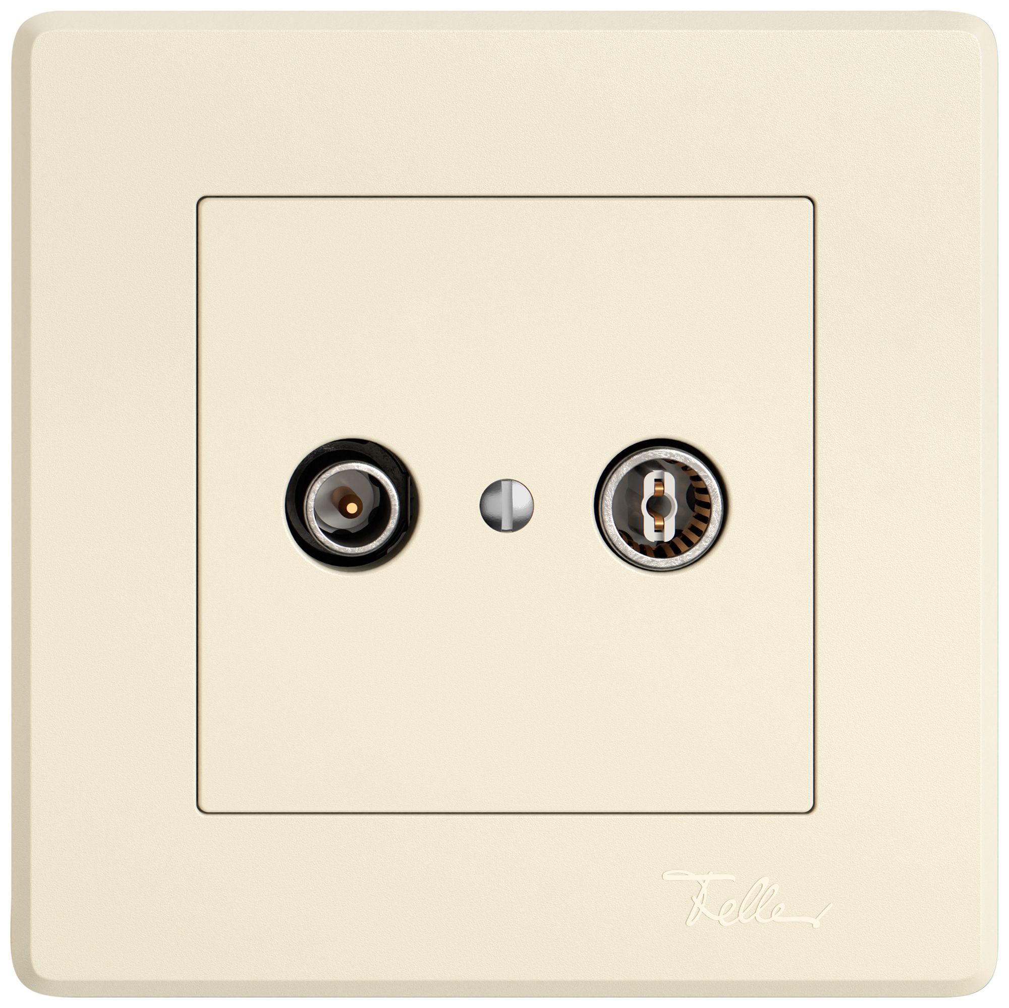 Prise antenne ENC TV-R EDIZIO.liv SNAPFIX® prise de passage 19dB cr