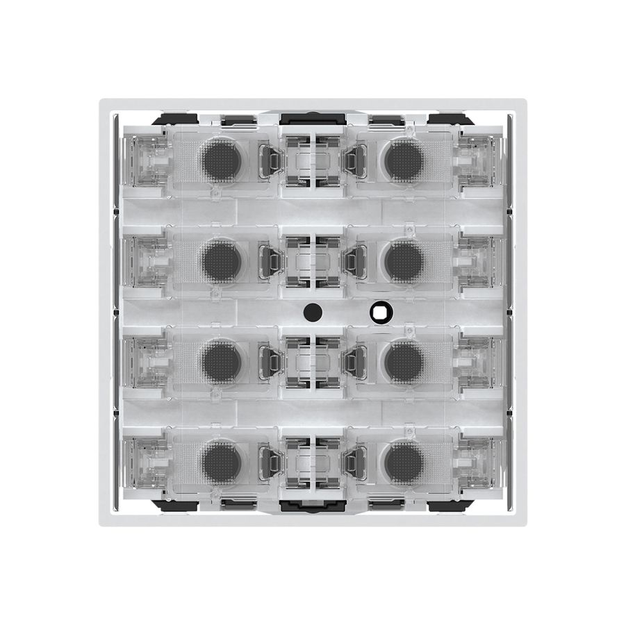 Poussoir KNX KAL p.8×touches 8×points actionnables LED blanc