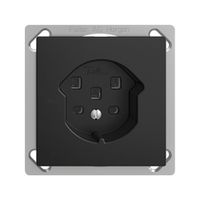 Prise INC EDIZIOdue T25 16A noir avec bornes enf.