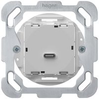 UP-USB-Ladesteckdose Hager Typ C 65W 3250mA