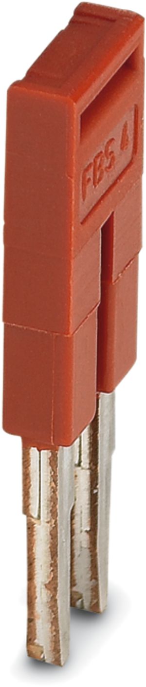 Steckbrücke 4mm 2L rot CLIPLINE