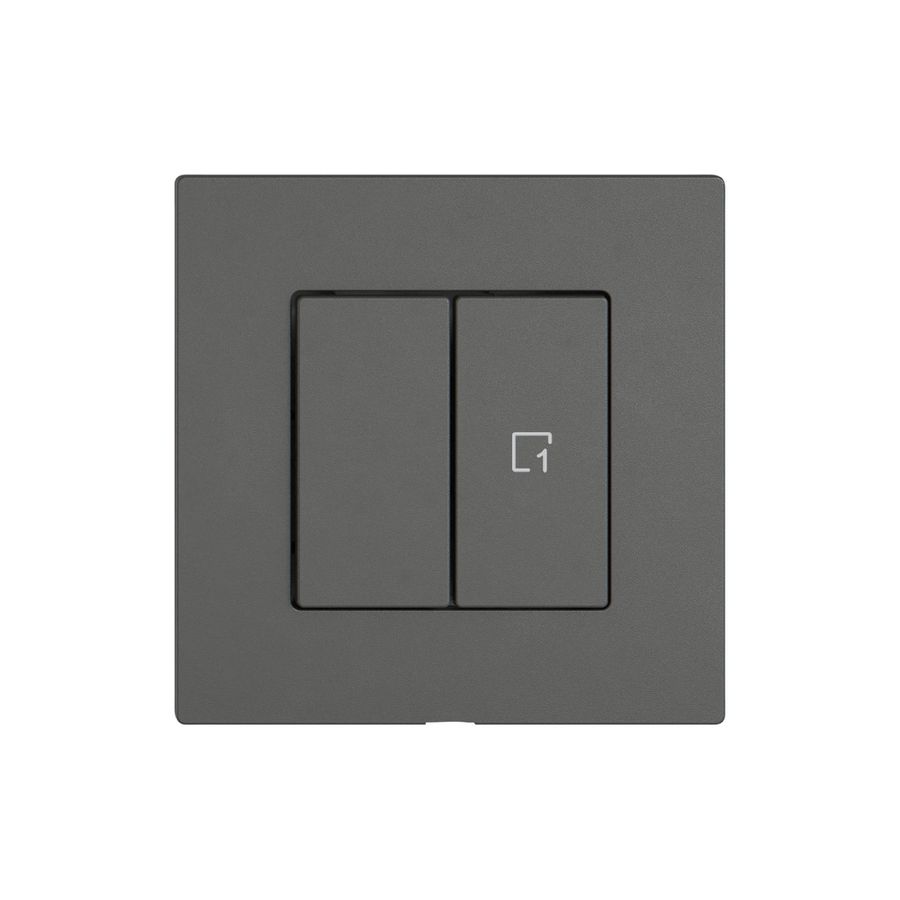 Comando per interruttore EDIZIO.liv Wiser SNAPFIX® 1C scena WLAN 2T grs