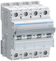 Leitungsschutzschalter Hager MCB 3P+N 415V Typ C 25A Icn 10kA Icu 15 kA 4TE