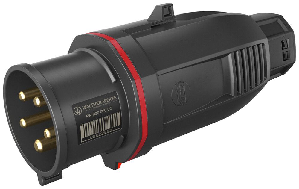 Spina CEE NEO 5P 32A 380…415V 6h rosso IP54 morsetto a vite