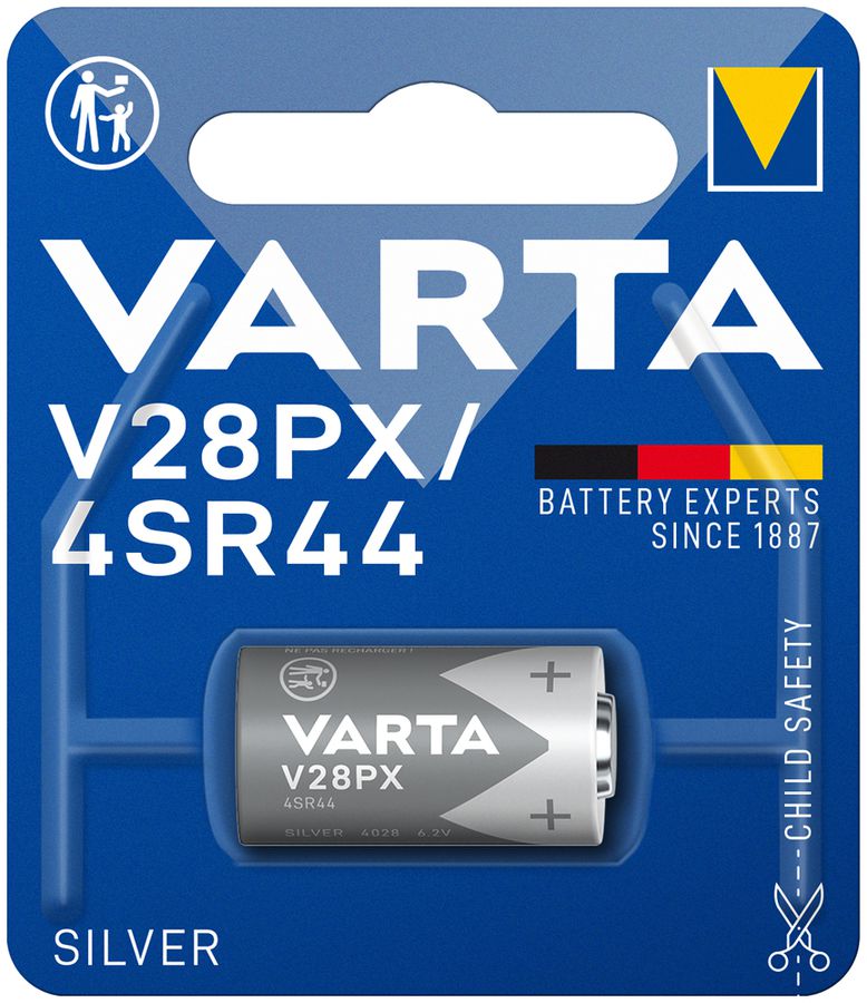 Batterie Silberoxyd VARTA Electronics V28PX 6.2V Blister à 1 Stück