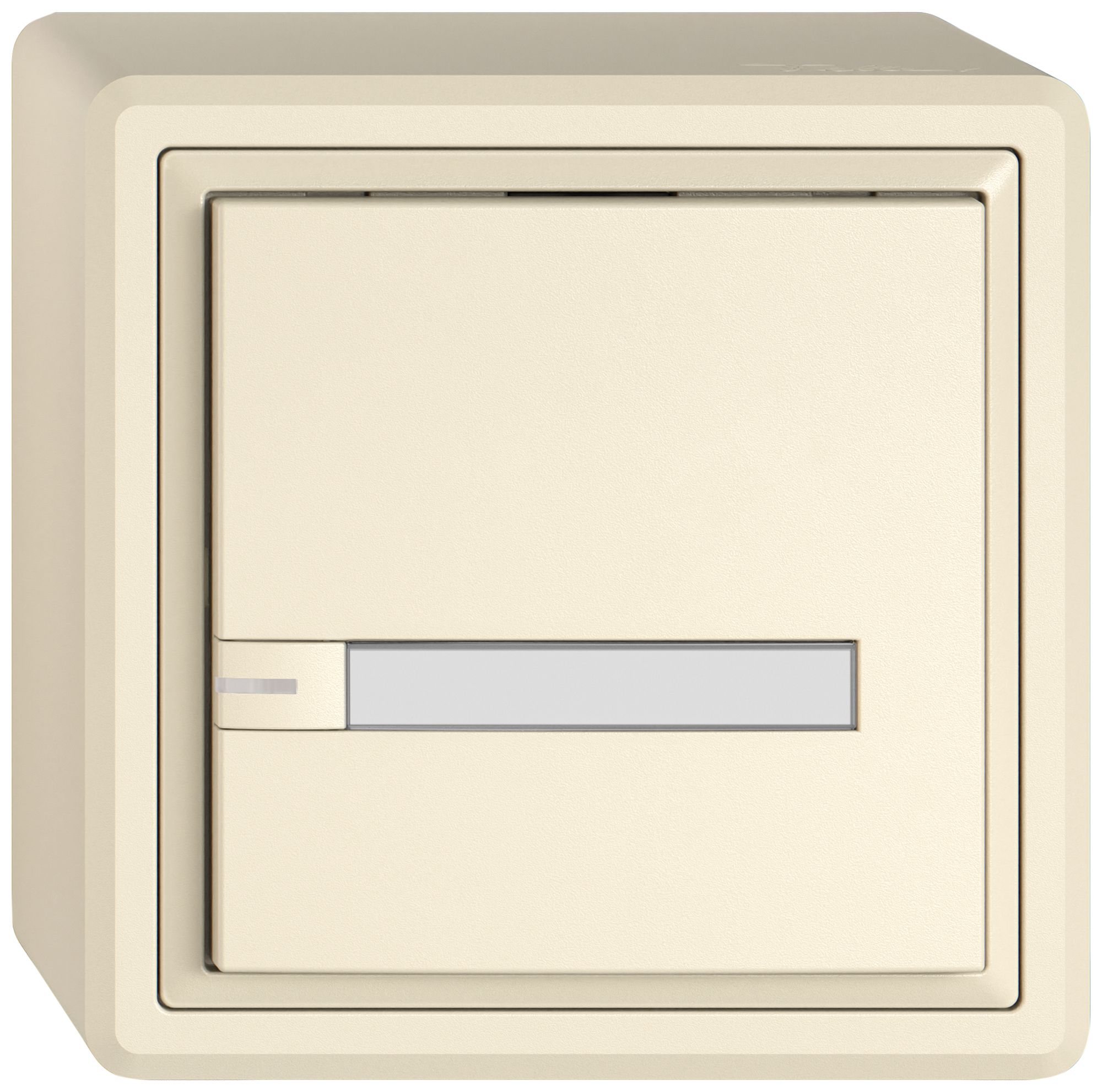 AP-Universaltaster EDIZIO.liv UNI SNAPFIX® m.LED RGB 1× 1-Tbed.Pap.cr