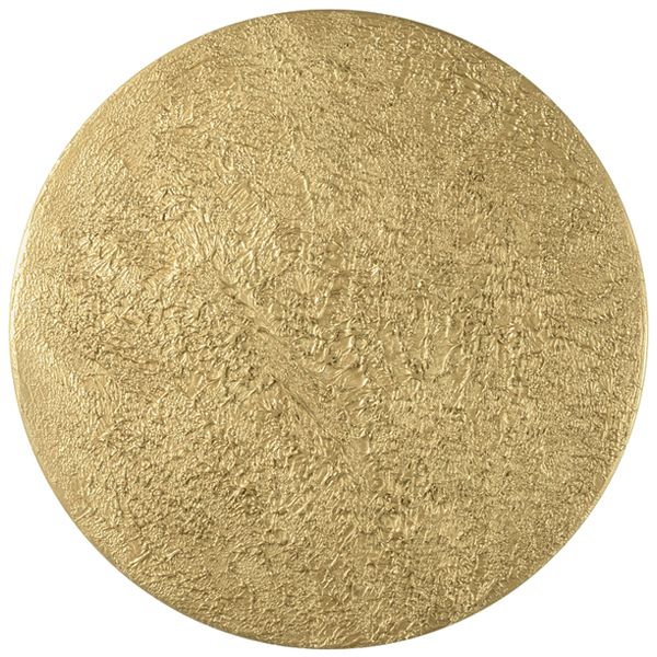 Leuchtenschirm SLV MANA 40 rund gerade Ø400×22mm Gold unifarbig