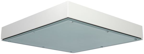 Plafonnier LED DOTLUX QUADGUARD 125W 18040lm 4000K IP65 650mm blanc