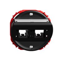 Montageset STANDARDdue SNAPFIX® für freenet Kat.6A Adapter schräg 2× sz