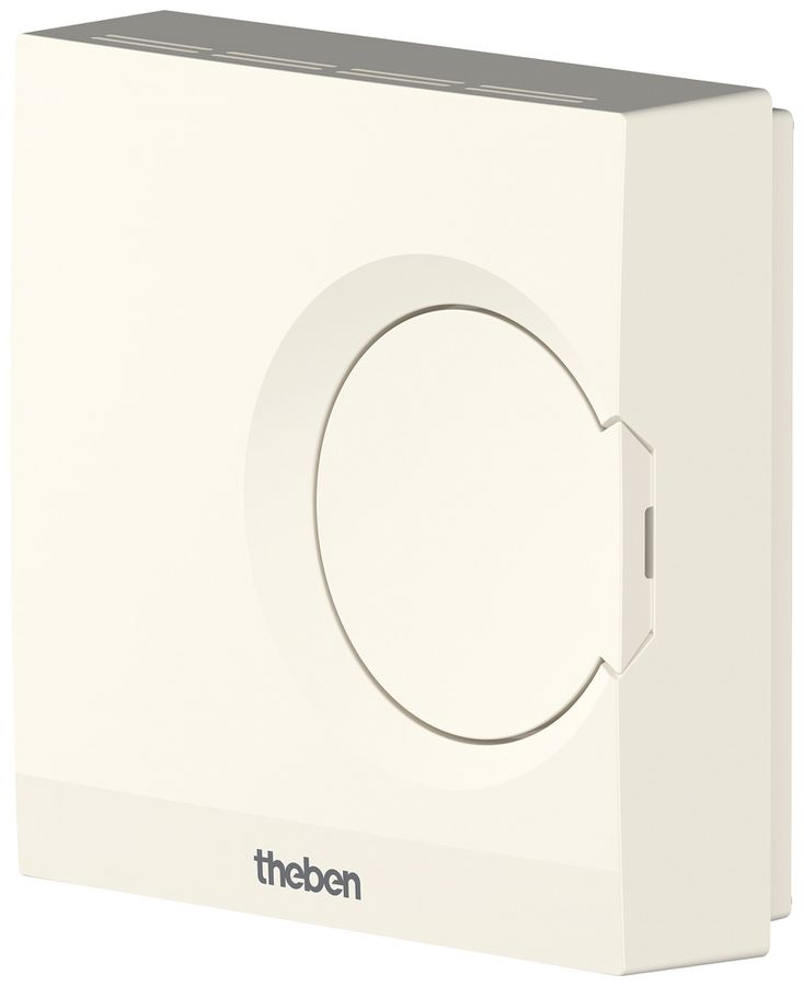 Termostato ambiente AP Theben RAMSES 703 S 230V AC 5…30°C 10A 76×76mm bianco