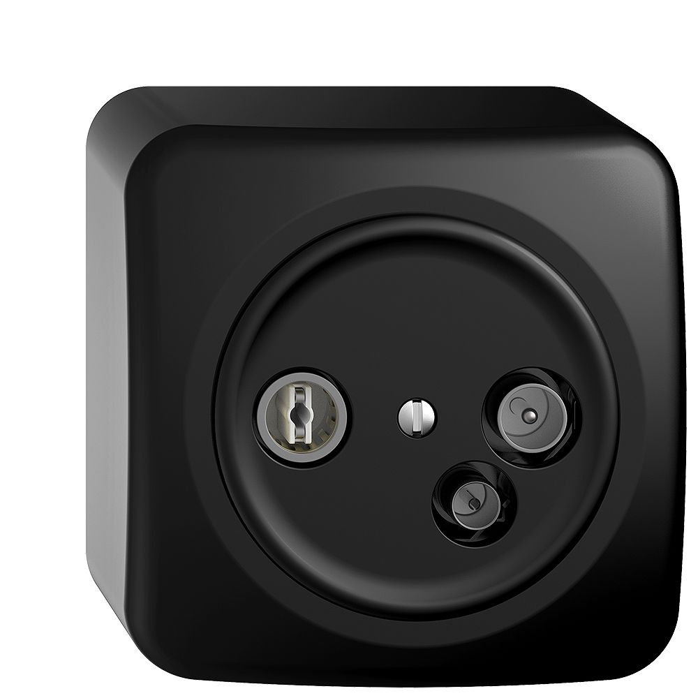 AP-Datendose TV-R DD11 5…65MHz STANDARDdue schwarz