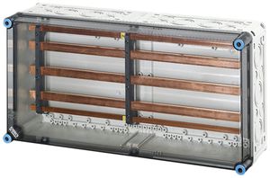 Gehäuse Hensel Mi, 600×300mm, Sammelschiene 400A, 5-polig