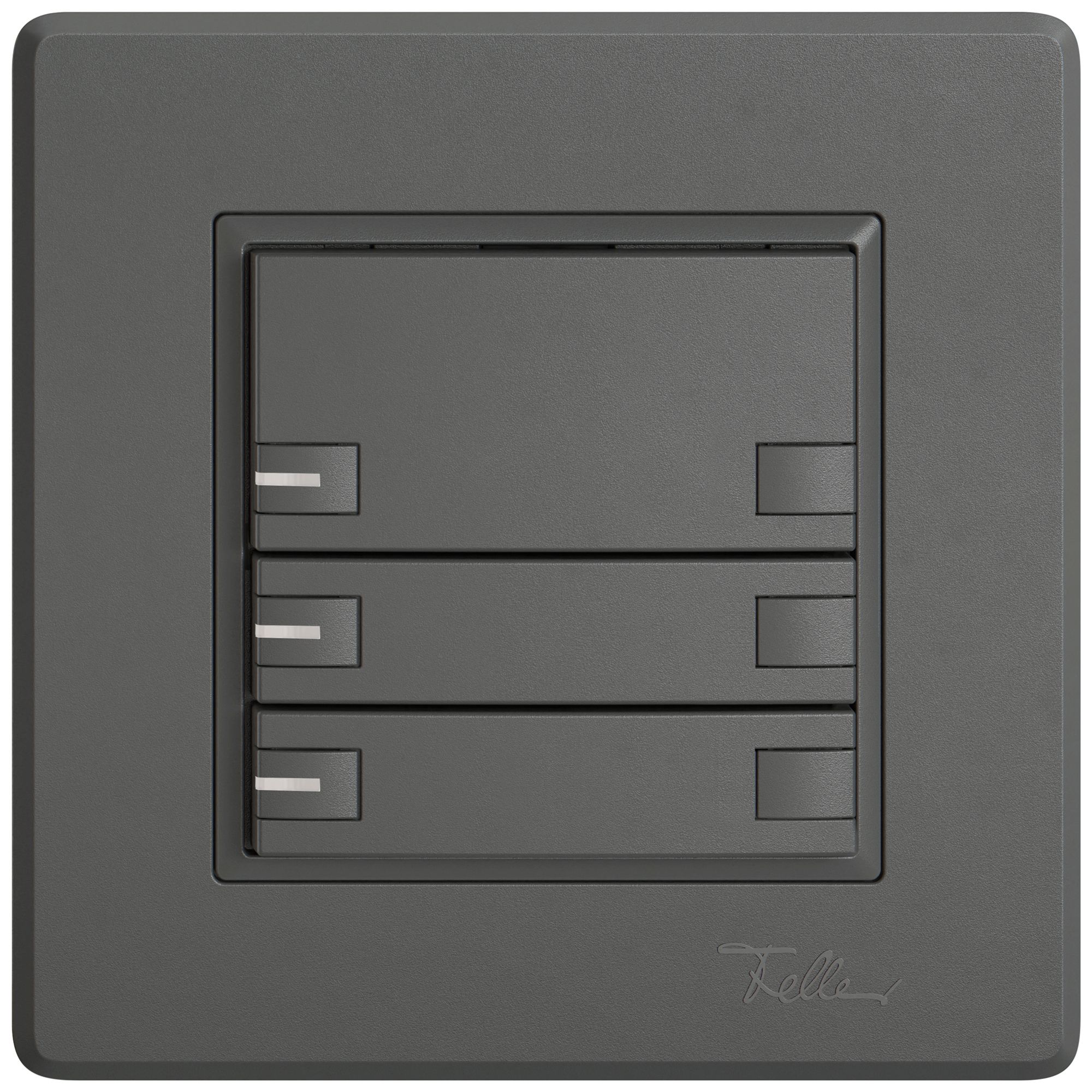 UP-Universaltaster EDIZIO.liv UNI SNAPFIX® 12…48V o.LED 3× 2-Tbed.dgu