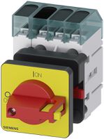 Interrupteur de charge Siemens SENTRON 3LD3 frontal 40A 3LN 48×48mm ro/jn