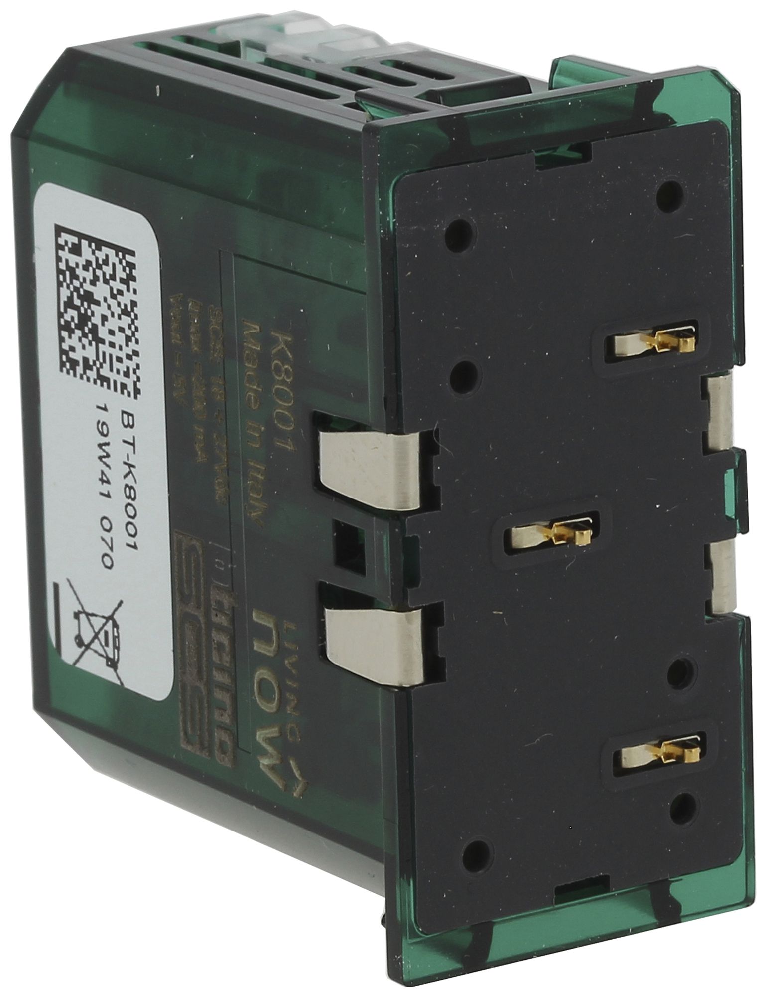 Modulo di collegamento Living Now MyHOME per quadro BUS 1 modulo