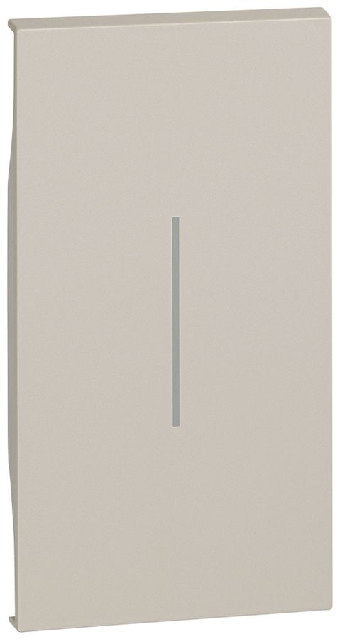 Cache de touche Living Now 2 modules avec lentille pour éclairage sand