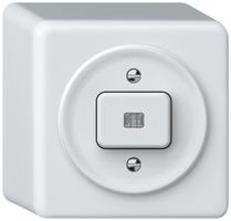 AP-Leuchtdruckschalter origin Sch 6 LED 88×88×54mm weiss