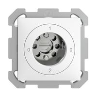 Interruttore rot. INC EDIZIOdue 2/1P bianco, per serrat. senza cilind