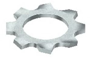 Fächerscheibe M10 DIN 6797 galvanisch verzinkt